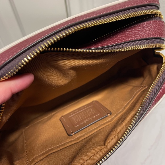 Coach Jes Crossbody in Pink Color block with Matching Wallet - Picture 5 of 14